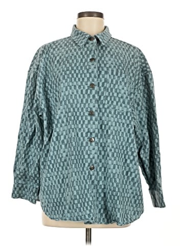 Future Collective Long Sleeve Button-Down Shirt (view 1)