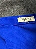 Lily White 100% Polyester Blue Short Sleeve Blouse Size M - photo 4