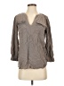 Joie 100% Silk Gray 3/4 Sleeve Silk Top Size S - photo 1