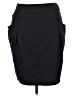 Jennifer Lopez Solid Black Casual Skirt Size 14 - photo 1