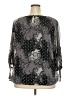 Roz & Ali Black 3/4 Sleeve Blouse Size 2X - photo 2