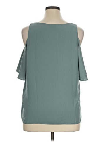Ann Taylor Factory Short Sleeve Blouse (view 2)