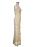 Unbranded 100% Polyester Tan Cocktail Dress Size M - photo 4
