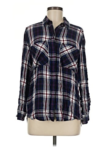 Express Long Sleeve Button-Down Shirt (view 1)