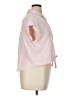 Francesca's 100% Cotton Pink Sleeveless Button-Down Shirt Size XL - photo 4