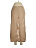 H By Halston Solid Tan Linen Pants Size L - photo 1
