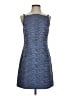 J.Crew Tweed Blue Casual Dress Size 4 - photo 1