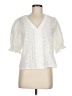 Fab'rik Ivory Short Sleeve Blouse Size M - photo 1