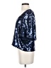 Free People 100% Polyester Solid Blue 3/4 Sleeve Top Size S - photo 5
