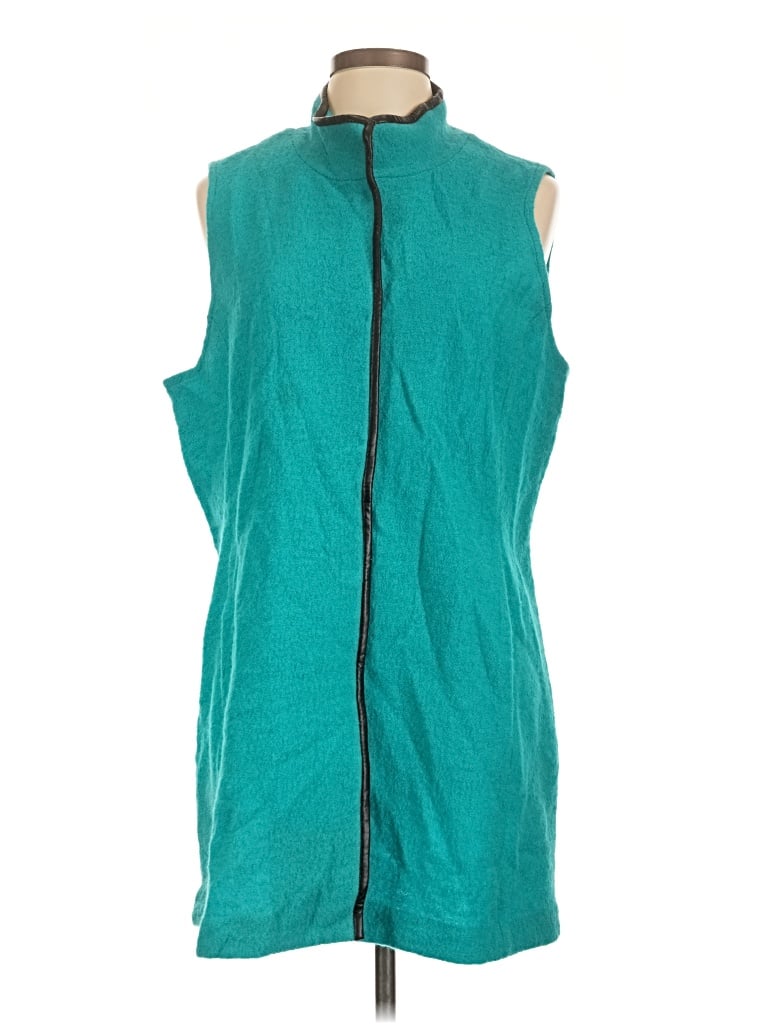 Pre-owned Chico's Vest In Teal