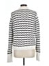 Ann Taylor Chevron-herringbone White Pullover Sweater Size L - photo 2