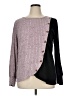 Unbranded Color Block Purple Pullover Sweater Size XL - photo 1