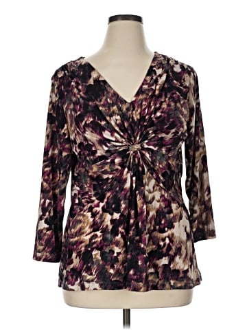 Daisy Fuentes 3/4 Sleeve Blouse (view 1)