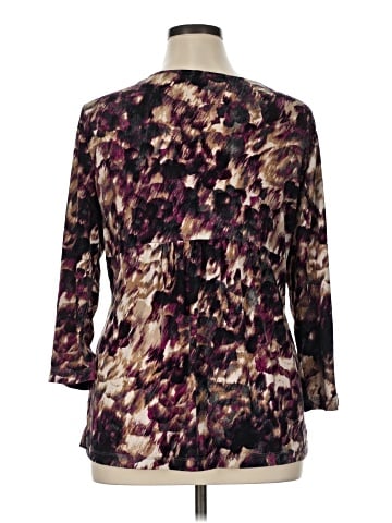 Daisy Fuentes 3/4 Sleeve Blouse (view 2)