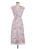 Laundry by Shelli Segal Paisley Ivory Casual Dress Size 8 - photo 1