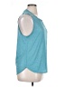 Nike 100% Polyester Blue Active Tank Size XL - photo 4