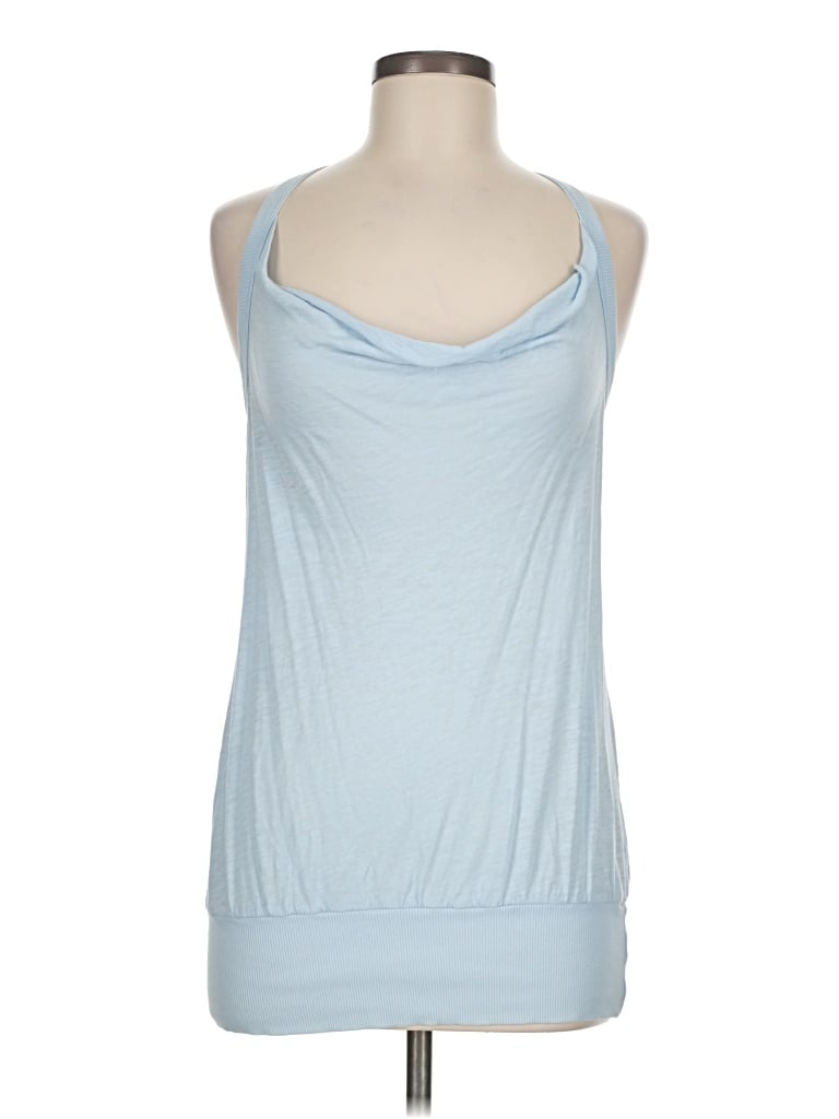 Pre-owned Splendid Tank Top Blue Halter Neckline Tops