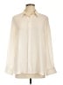 Banana Republic 100% Polyester Ivory Long Sleeve Blouse Size L - photo 1