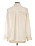 Banana Republic 100% Polyester Ivory Long Sleeve Blouse Size L - photo 2