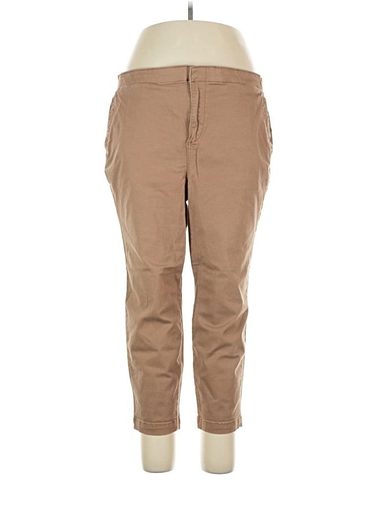 Pre-owned Torrid Khaki Pant In Tan