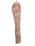 Design Lab Lord & Taylor 100% Polyester Paisley Orange Casual Pants Size S - photo 4
