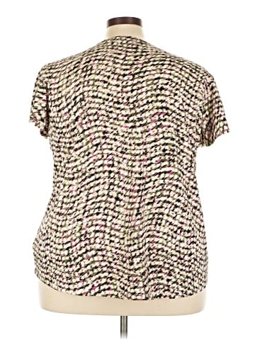 Jones New York Short Sleeve Blouse (view 2)
