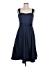 David's Bridal 100% Polyester Solid Blue Cocktail Dress Size 8 - photo 1