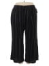 Caslon Stripes Black Casual Pants Size 2X - photo 1