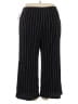 Caslon Stripes Black Casual Pants Size 2X - photo 2