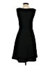 H&M 100% Polyester Solid Black Cocktail Dress Size 6 - photo 2