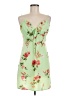 E&M Collection 100% Polyester Tropical Green Cocktail Dress Size M - photo 1