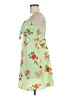 E&M Collection 100% Polyester Tropical Green Cocktail Dress Size M - photo 5