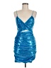 Shein Blue Cocktail Dress Size 6 - photo 1