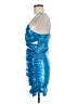 Shein Blue Cocktail Dress Size 6 - photo 5