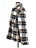 H&M 100% Polyester Plaid Gray Coat Size L - photo 5