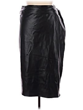 Never Fully Dressed Faux Leather Skirt