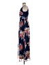 Jessica Howard 100% Polyester Floral Blue Casual Dress Size 6 - photo 5