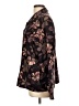 Coldwater Creek Floral Brown Long Sleeve Blouse Size L - photo 5