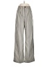 Reformation Stripes Gray Casual Pants Size 2 - photo 1