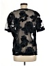 Unbranded 100% Polyester Black Short Sleeve Blouse Size M - photo 2