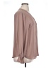 T Tahari 100% Polyester Brown Long Sleeve Blouse Size XL - photo 4