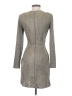 Amuse Society Metallic Gray Cocktail Dress Size S - photo 2