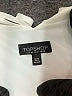 Topshop 100% Polyester White Sleeveless Blouse Size 6 - photo 7