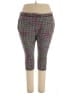 LIVI Active Plaid Purple Active Pants Size 26 - 28 - photo 1