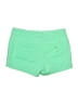 J.Crew 100% Cotton Solid Green Shorts Size 2 - photo 2