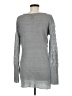 United States Sweaters Chevron-herringbone Silver Pullover Sweater Size M - photo 2
