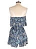 Hollister 100% Viscose Paisley Blue Romper Size M - photo 2