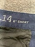 Ann Taylor LOFT Solid Blue Shorts Size 14 - photo 3
