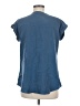 Express Blue Short Sleeve Henley Size M - photo 2
