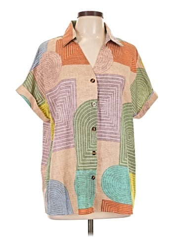 Shein Short Sleeve Blouse (view 1)